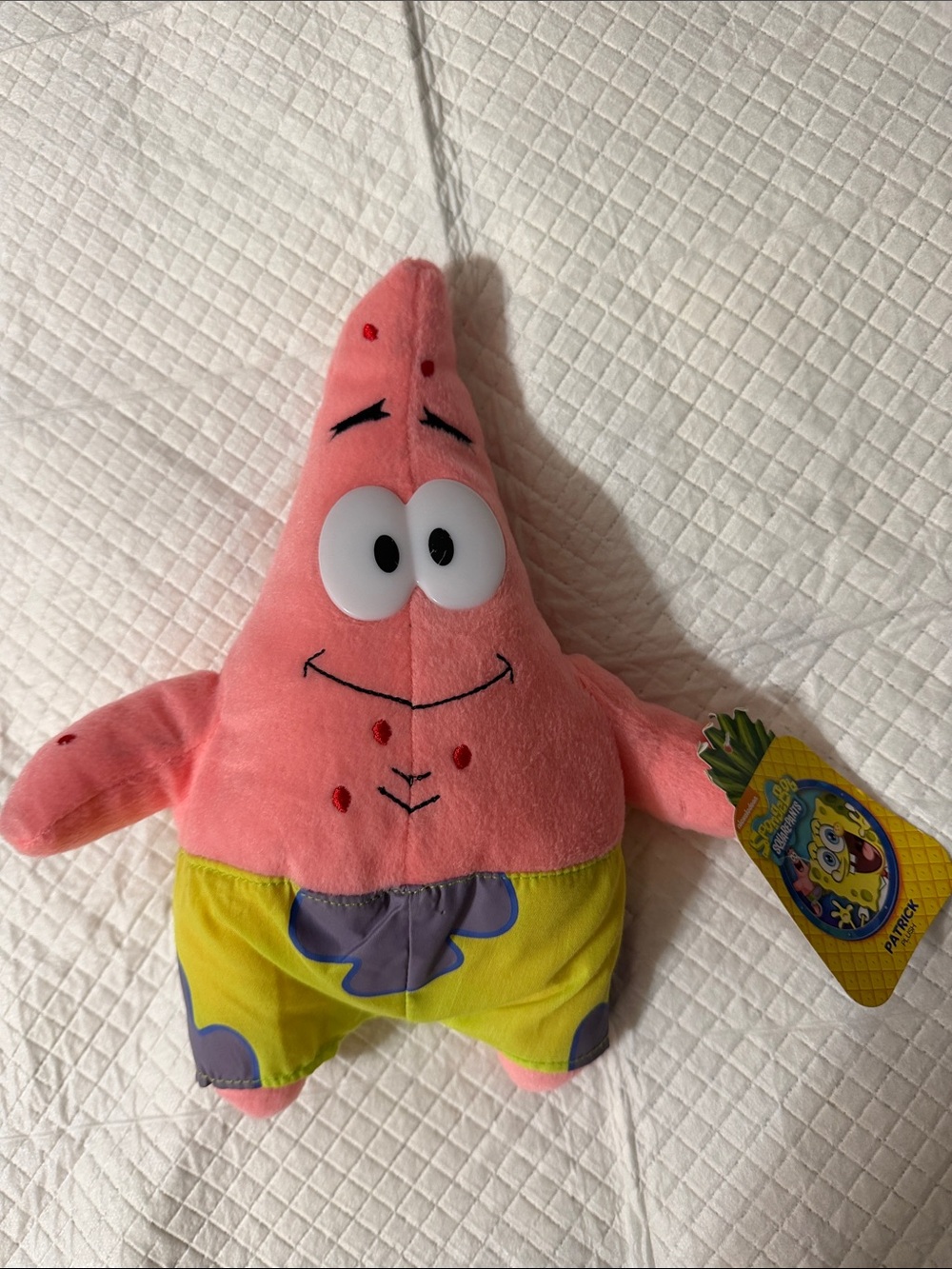 SpongeBob Patrick Star Pink Plush Toy - Official Nickelodeon Character